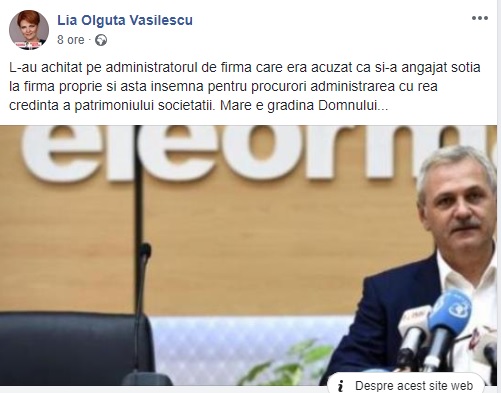 Lia Olgu A Vasilescu Reac Ie Dup Anun Ul Judec Torilor Mare E