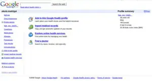 Google a lansat Google Health