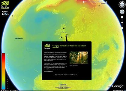 Google Earth simulează schimbarea climatică
