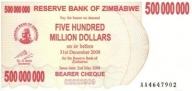 Zimbabwe: Inflaţie de 2,2 milioane procente