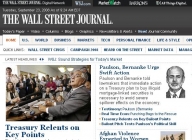 100.000 de dolari pe zi pentru publicitate în The Wall Street Journal