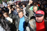 25.000 de sindicalişti afiliaţi la Cartel Alfa au participat la greva de astăzi