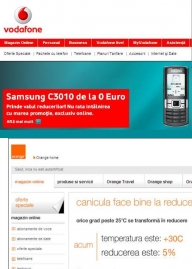 Orange şi Vodafone se bat în telefoane pe net