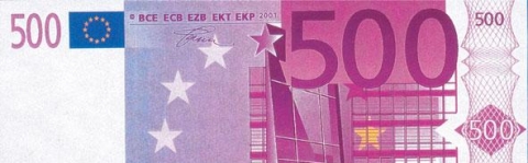 Franţa cere renunţarea la bancnota de 500 de euro