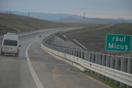 S-a furat gardul de protecţie de la Autostrada Transilvania