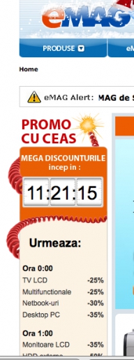 Inedit în online-ul românesc. eMag anunţă reduceri de peste 50% în noaptea de Revelion