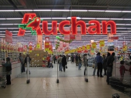 Auchan vede în 2010 afaceri similare cu cele de anul trecut de 350 milioane de euro