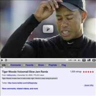 YouTube va transmite live conferinţa de presă a lui Tiger Woods