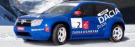 La bordul Daciei Duster, alături de Alain Prost