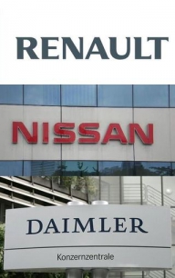 Renault, Nissan şi Daimler vor prezenta miercuri planul de asociere