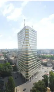 Clădirea Cascade Euro Tower a fost finalizată şi are un grad de neocupare de 35%