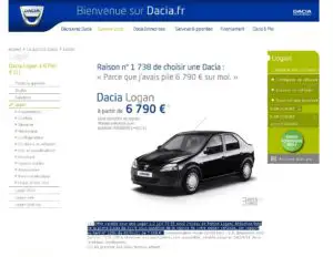 Dacia, la primele discounturi pe piața franceză