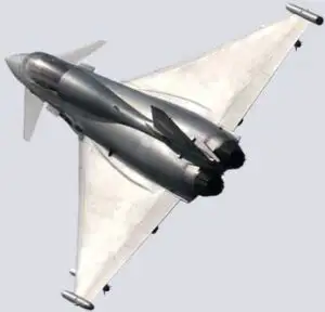 Eurofigher expune avionul propus Forţelor Aeriene Române la Expomil