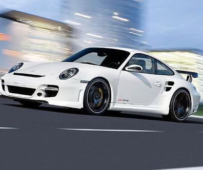 Porsche 997 Turbo furat cu ajutorul unui ghiveci de flori