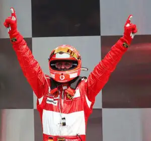 Michael Schumacher, taximetrist de ocazie