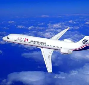 China a lansat primul avion construit integral la nivel local