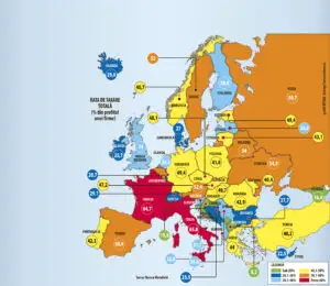Campionii europeni ai taxării