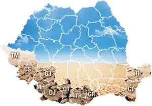 Pământul se usucă, grânele se înjumătăţesc