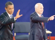 Obama şi McCain îşi dispută cel mai dificil mandat postbelic