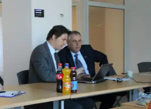 Valerian Vreme, în vizită la Microsoft