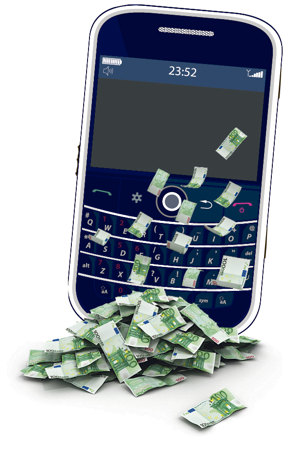 Plăți prin SMS-uri de aproape trei milioane de euro. Doar în luna decembrie
