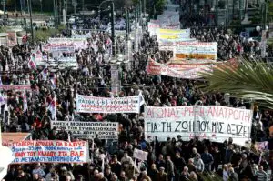 Şomaj fără precedent în Grecia: 21% în decembrie