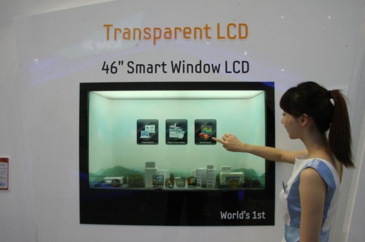 Un nou ecran transparent de la Samsung
