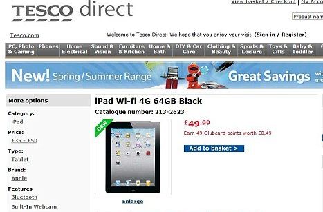 Noul iPad, pus în vânzare în Marea Britanie la un preţ de 50 de lire!