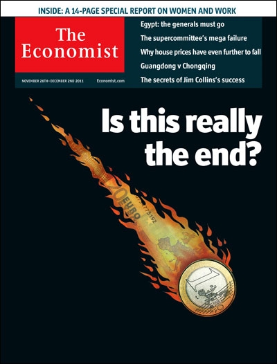 Ultima copertă The Economist: „Acesta este într-adevăr sfârșitul?”