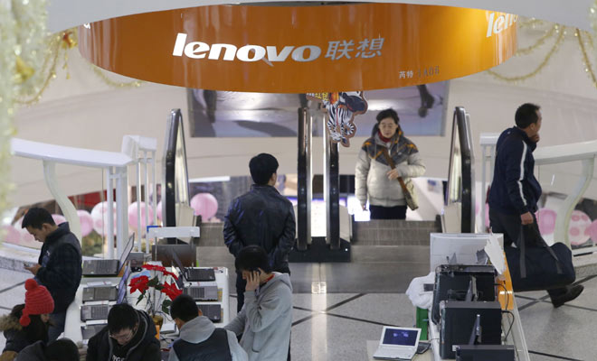 Acţiunile Lenovo în cădere liberă