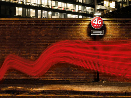 Vodafone include serviciile 4G în toate pachetele RED