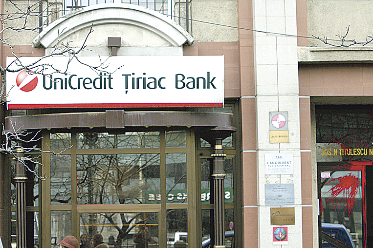 Câștig net de 16 mil. euro la UniCredit Țiriac Bank în primele trei luni
