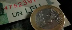 Leul s-a depreciat faţă de euro cu 0,07%, până la 4,4328 lei