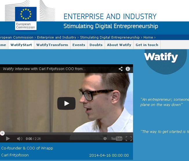 Comisia Europeană a lansat platforma online Watify pentru a dezvolta antreprenoriatul digital în Europa