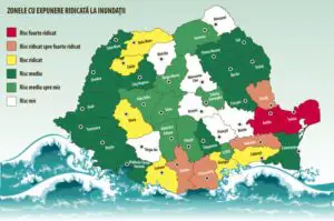 EXCLUSIV. România de sub ape. PRIMA HARTĂ A INUNDAŢIILOR