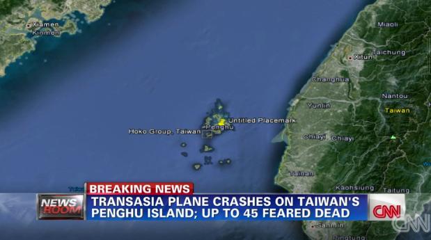 Avion prăbuşit în Taiwan: Cel puţin 51 de morţi