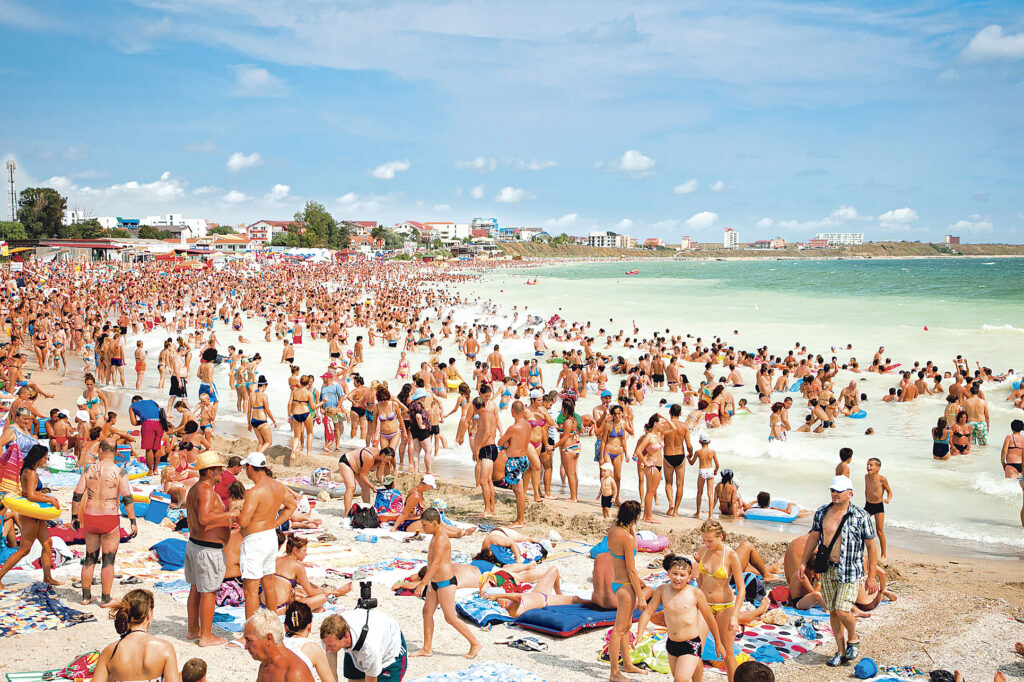 The revenge of the seaside: August has seen a record number of tourists.