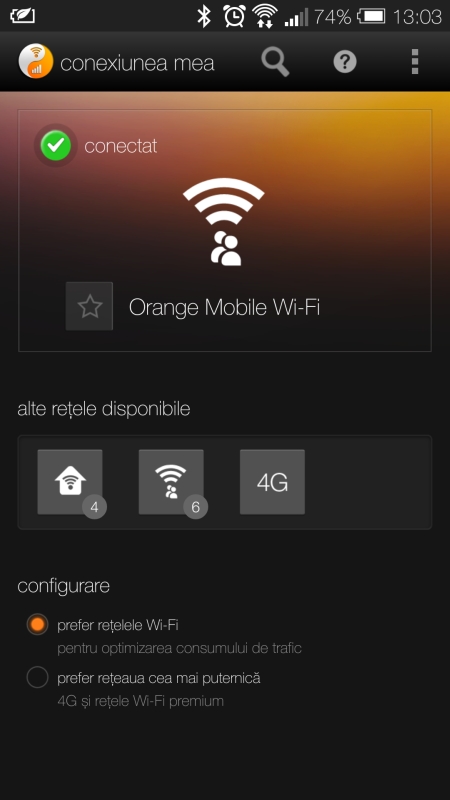 Orange a lansat aplicația My Network