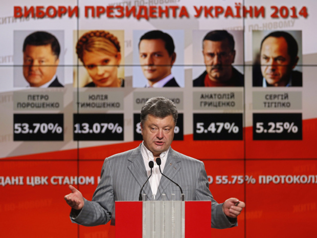 Prooccidentalii câștiga alegerile din Ucraina! Poroşenko: Ucrainenii au votat pentru Europa și pentru soluţionarea paşnică a conflictului. Rusia este sceptică. Luptele s-au reluat în est!