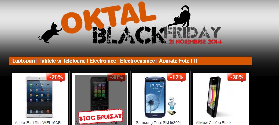 BLACK FRIDAY 2014: Telefoanele și tabletele, la mare căutare