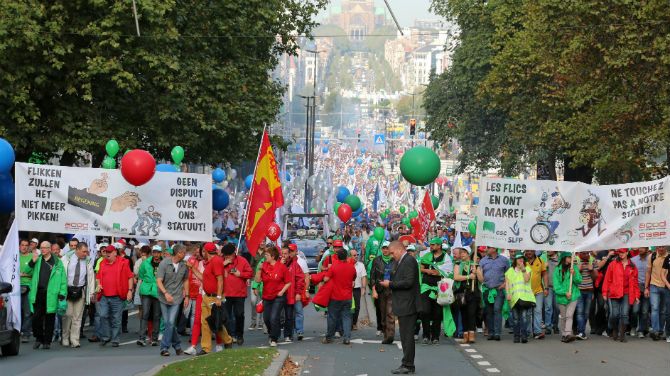 Belgia, paralizată de greva generală
