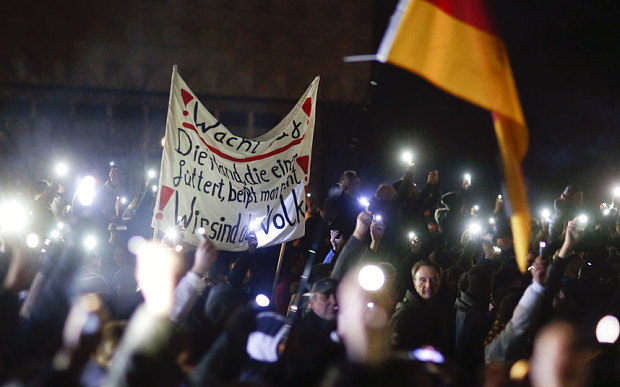 10.000 de germani în stradă pentru înăsprirea dreptului la azil