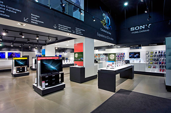 Sony închide magazinele din Canada