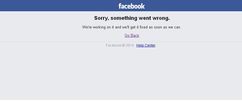 Facebook a picat!