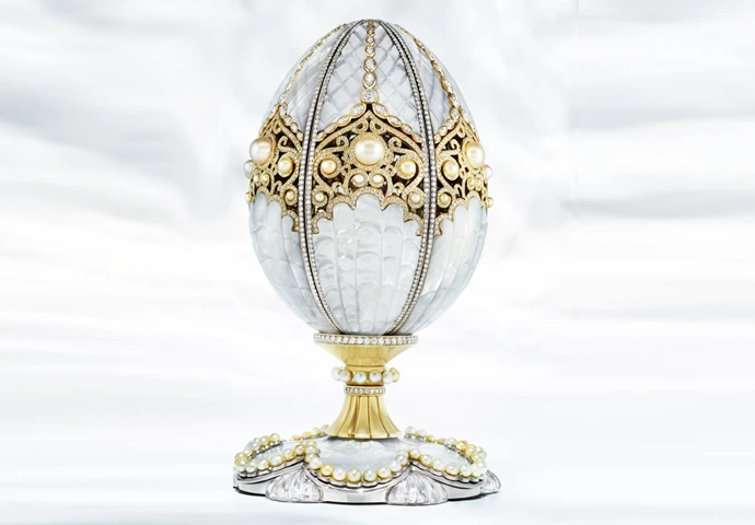 Faberge a prezentat primul ou făurit în stil imperial, după o pauză de 99 de ani