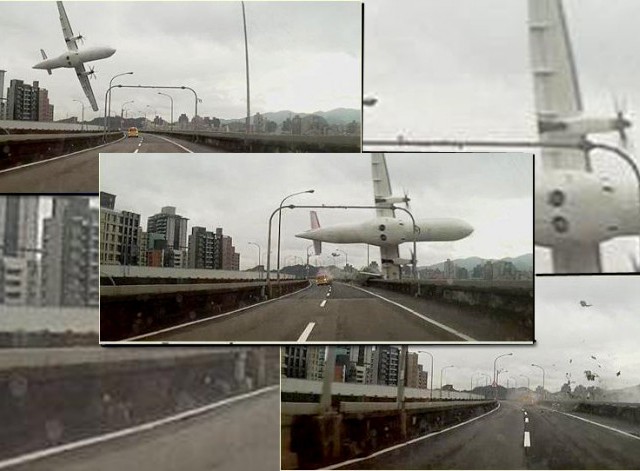12 persoane au murit în Taiwan, după ce un avion s-a PRĂBUŞIT într-un râu VIDEO