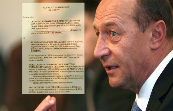 Traian Băsescu a publicat contractul dintre Gabriela Firea și firma CRESCENT