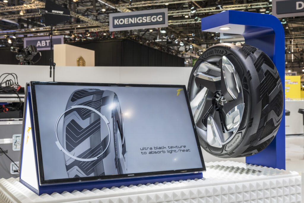 La Salonul de la Geneva, Goodyear a prezentat conceptul unui pneu care generează electricitate