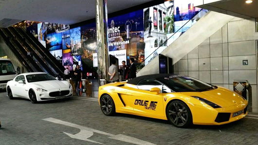 Maserati şi Lamborghini pe post de taxiuri