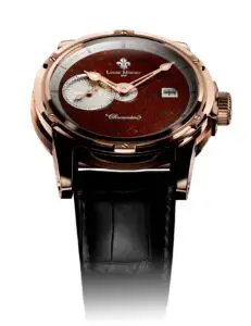 Louis Moinet prezintă ceasul cu cadran din fosile de dinozaur de acum 150 de milioane de ani